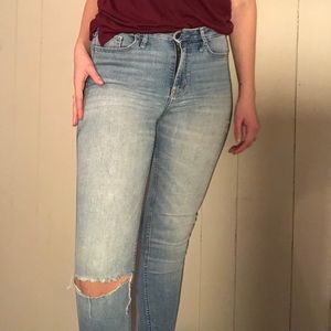 Hollister high rise super skinny jeans